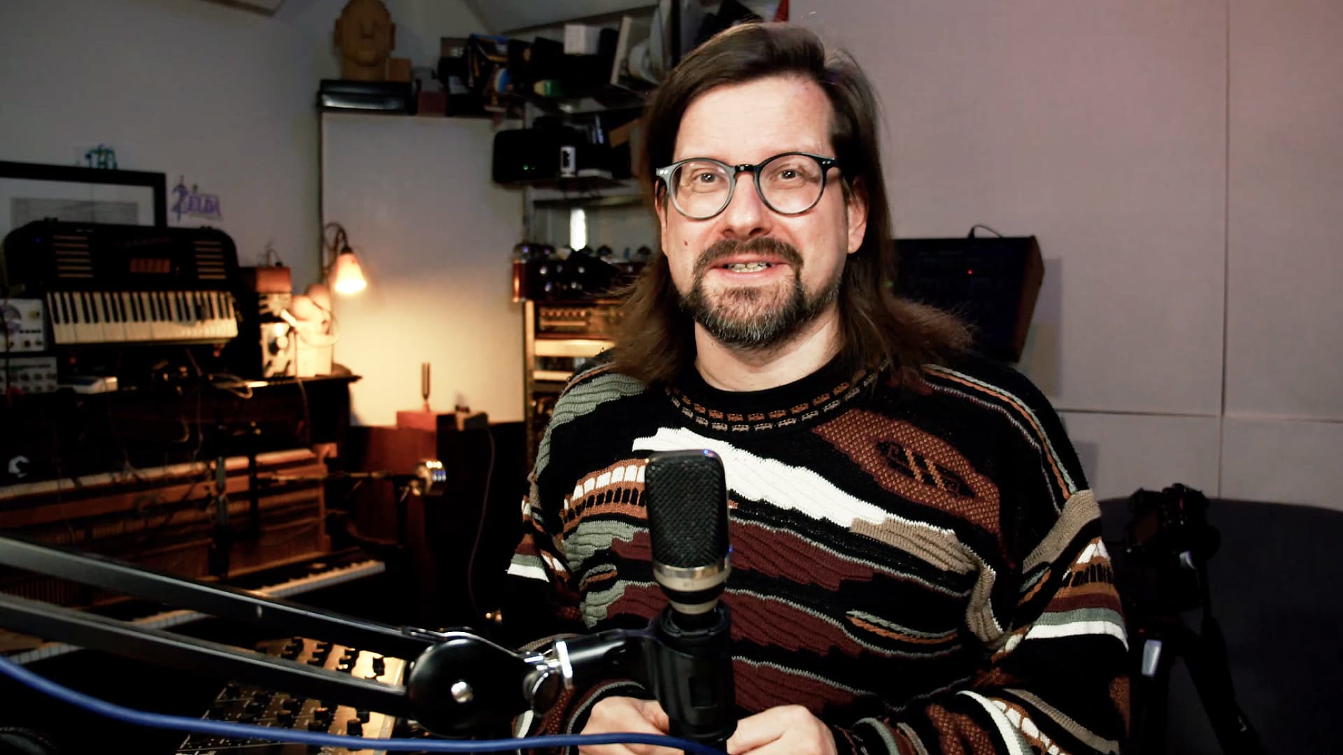 Hainbach about the creation of Tape Collages in his analog studio - YouTube thumbnail