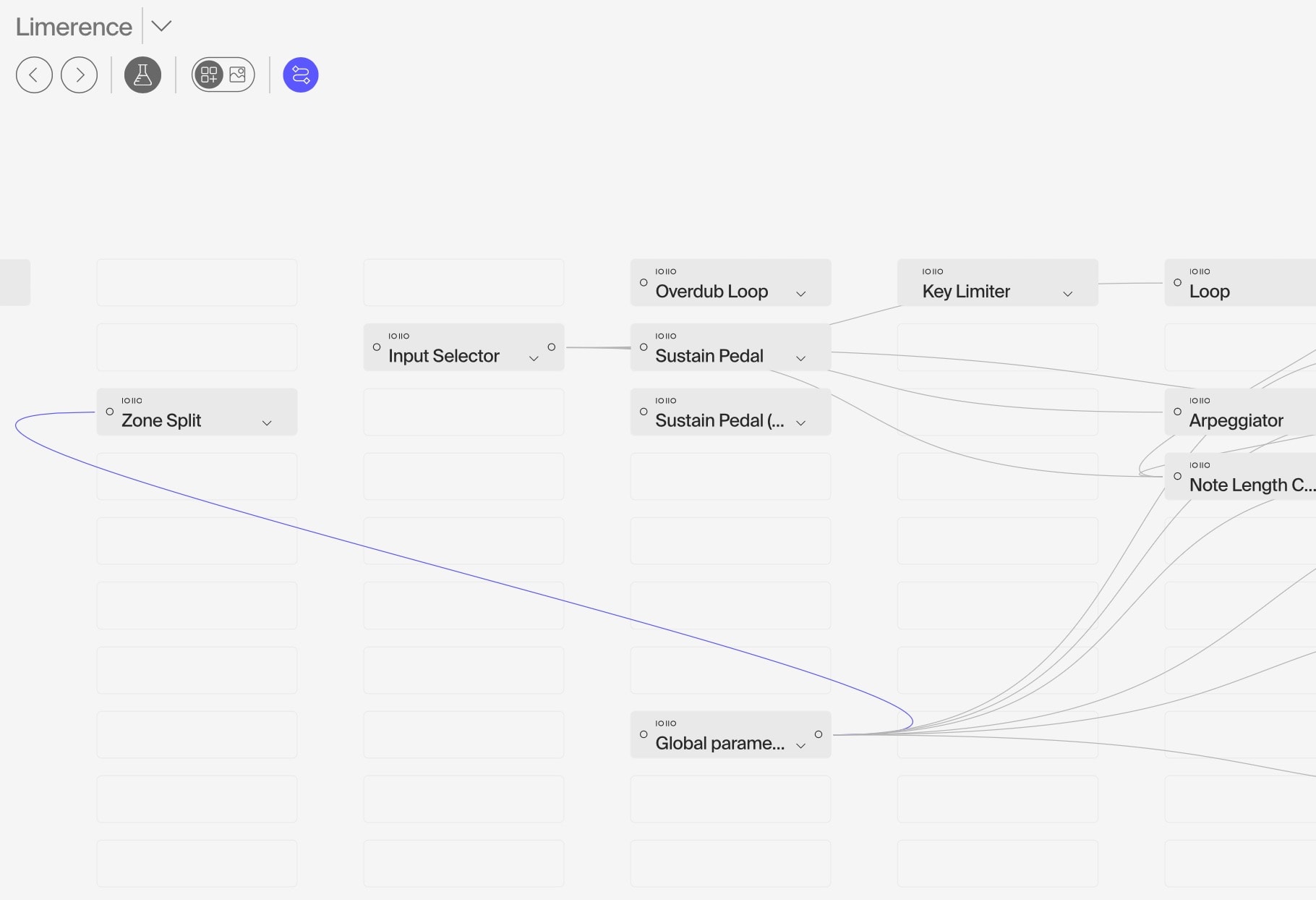 Module Grid in signal mode