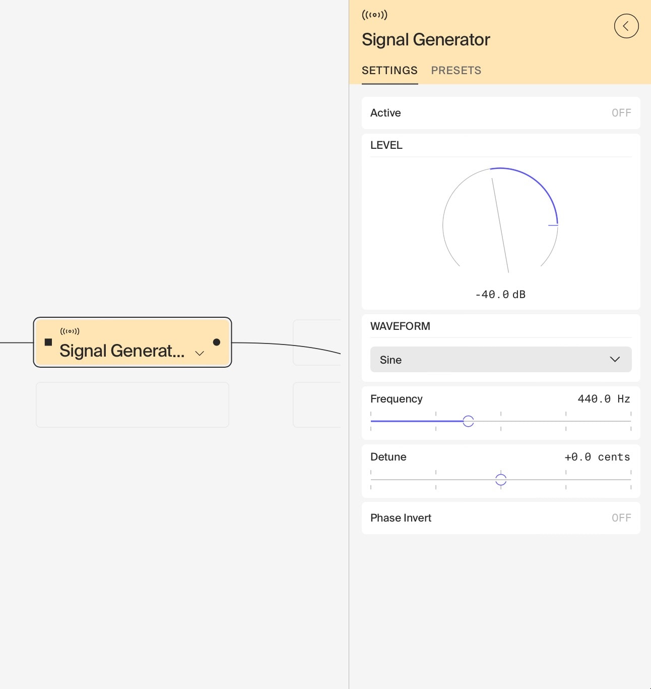 FFOSSO signal generator